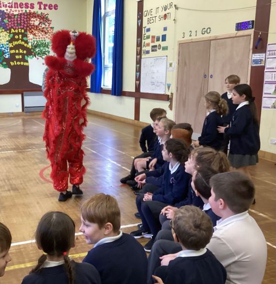 Year 4 Chinese New Year Lion dance surprise