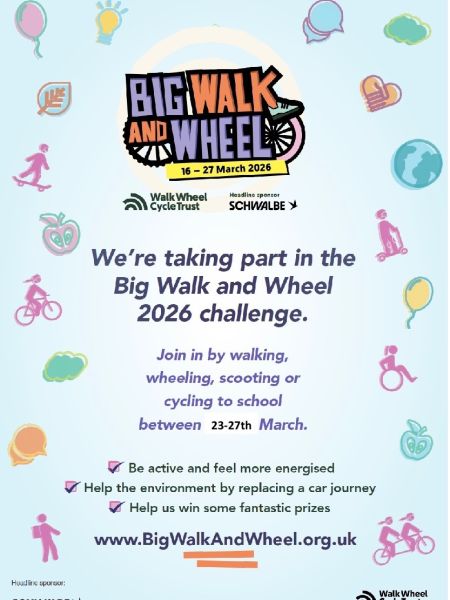 Walk Wheel Cycle Trust: BIG Walk and Wheel Challenge 23rd-27th March 2026